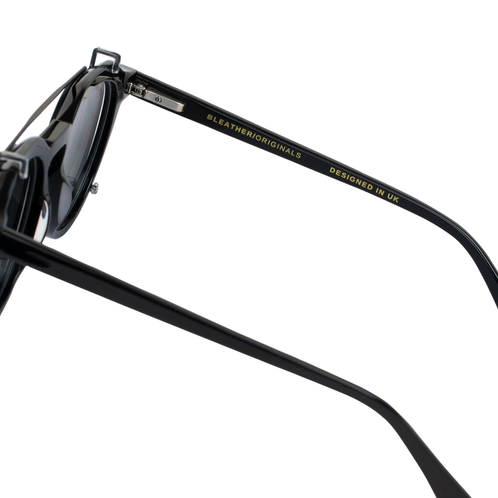 Bastion: Lunettes à clips de luxe Noir