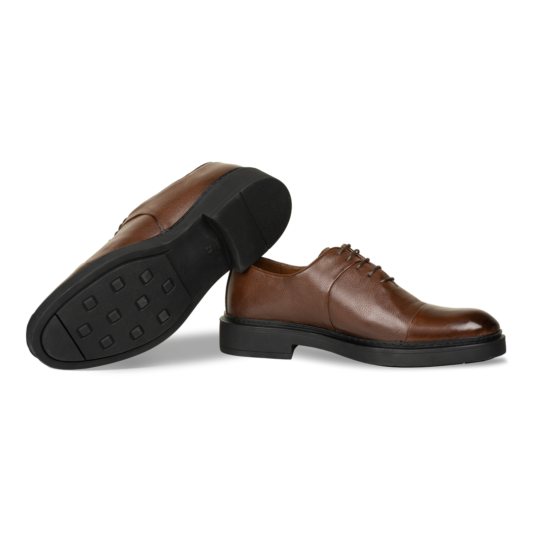 Edouard: Richelieu Homme - Cuir Marron