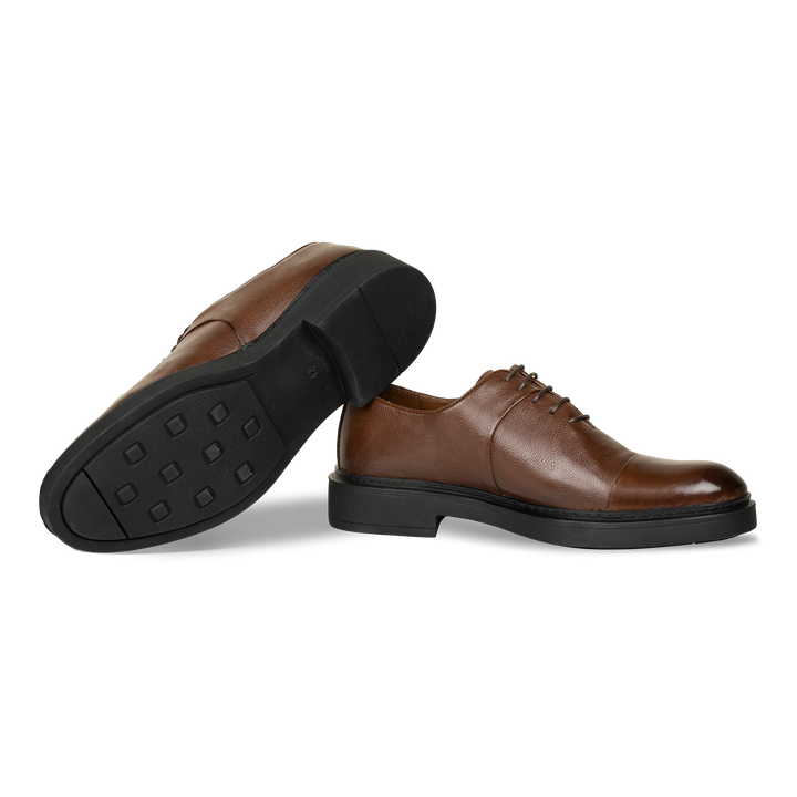 Edouard: Richelieu Homme - Cuir Marron