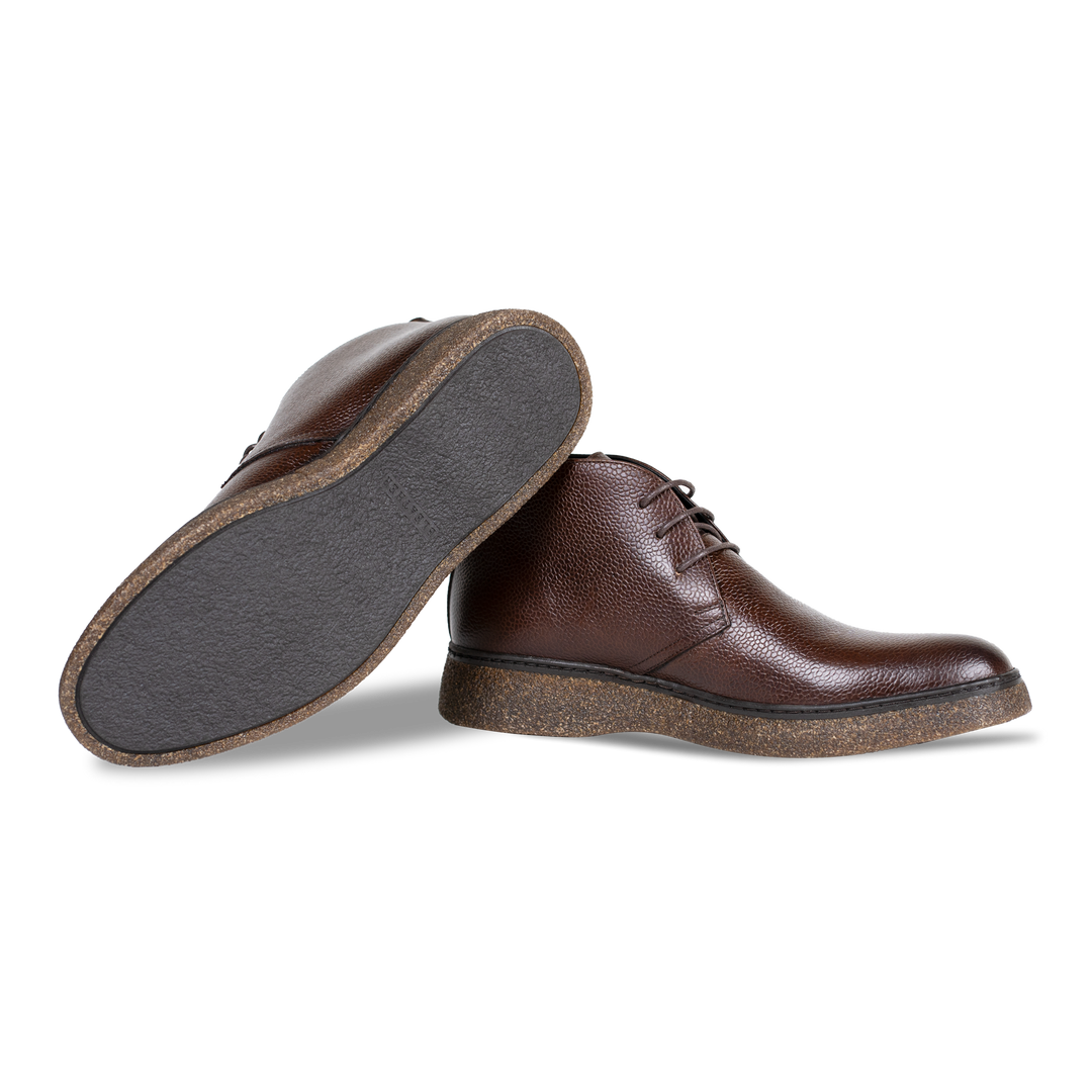 Bridge: Demi Bottes Homme - Cuir Marron