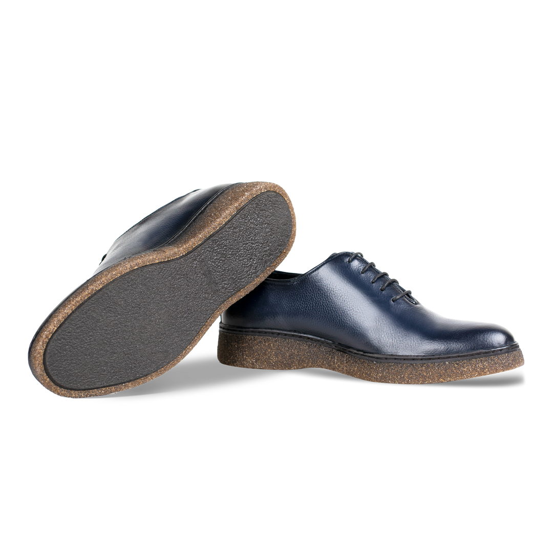 Peters: Richelieu Homme - Cuir Bleu