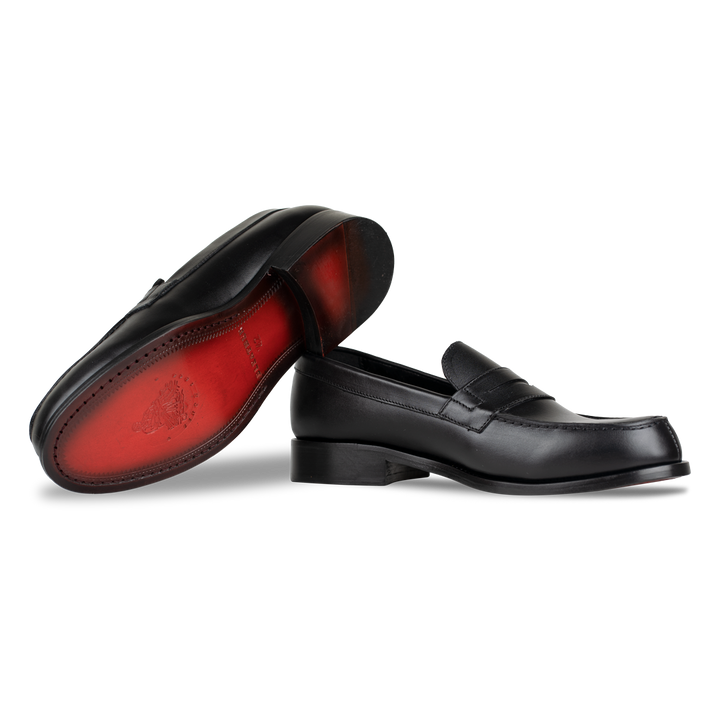 Beverley: Mocassin Homme - Cuir Noir