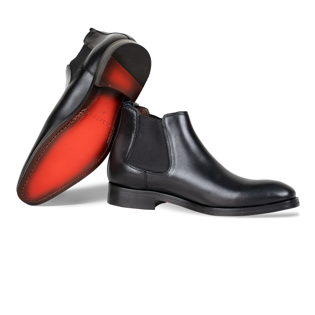 Brian: Chelsea Boots Homme - Cuir Noir