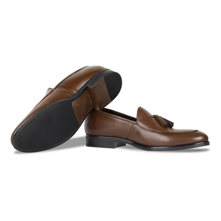 Hackney: Mocassin Homme - Cuir Marron