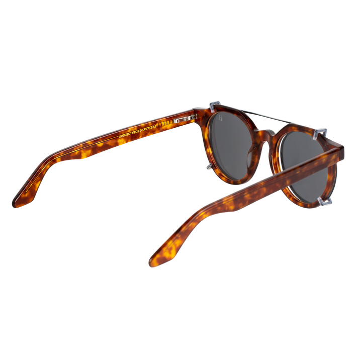 Ginkgo: Lunettes à clips de luxe Marron tortoise