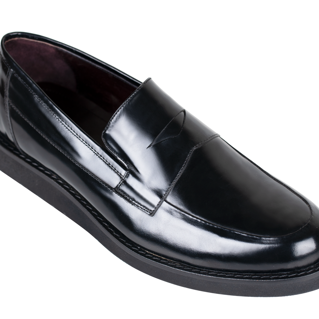 Molow: Mocassin Homme - Cuir Noir