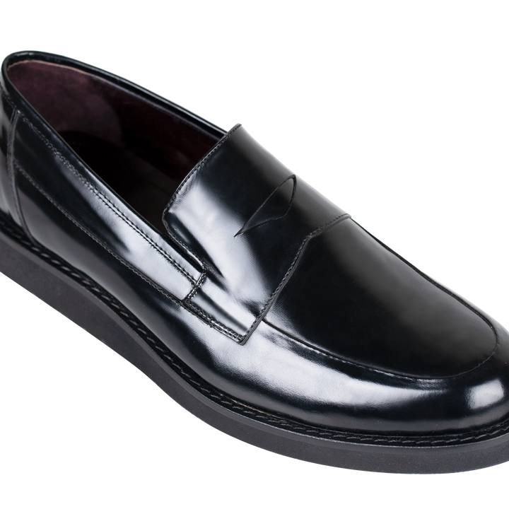 Molow: Mocassin Homme - Cuir Noir