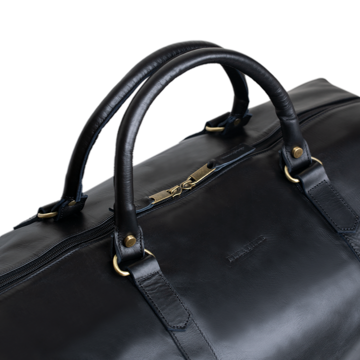 Imperial Essence: Sac de Voyage - Cuir Noir