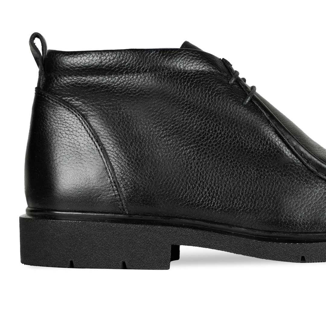 Murphy: Demi Bottes Homme - Cuir Noir