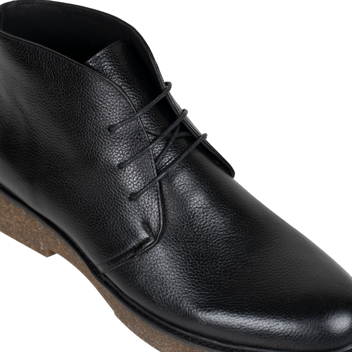 Brooking: Demi Bottes Homme - Cuir Noir