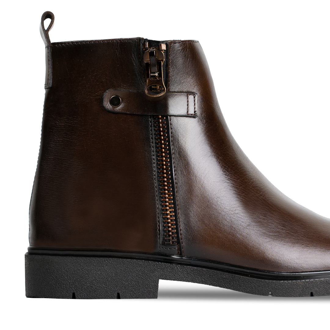 Ralph: Bottes Homme - Cuir Marron