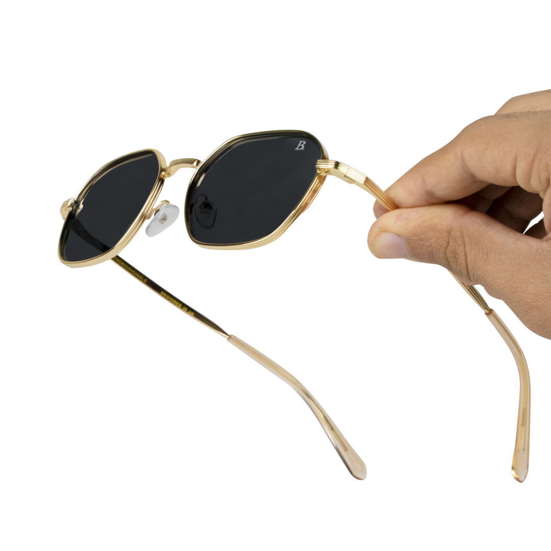 Luminal S': Lunettes de soleil de luxe Gold