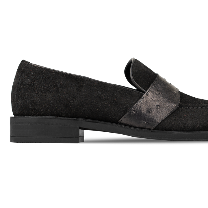 Anderton: Mocassin Homme - Cuir Noir