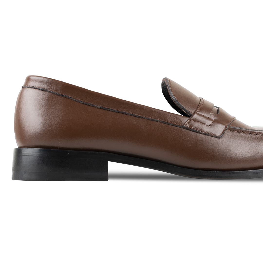 Beverley: Mocassin Homme - Cuir Marron