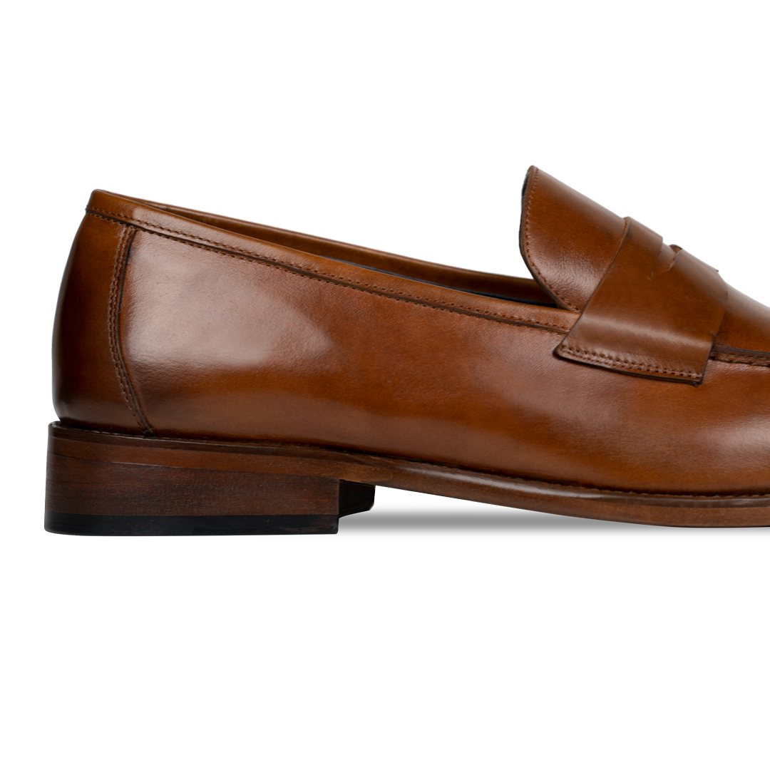 Andrew: Mocassin Homme - Cuir Marron