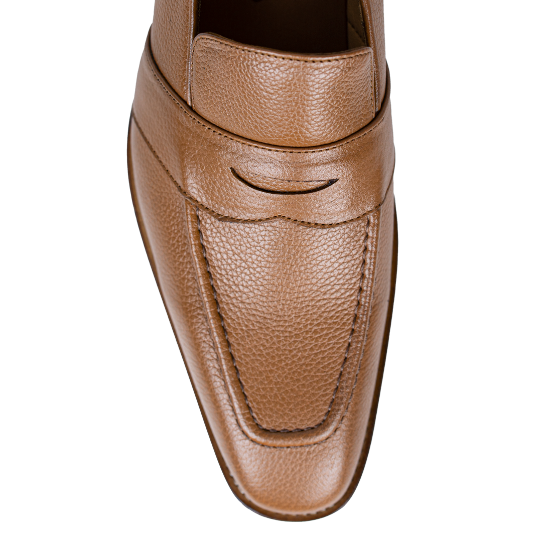 River: Mocassin Homme - Guir Cognac