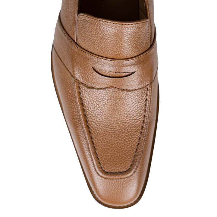 River: Mocassin Homme - Guir Cognac