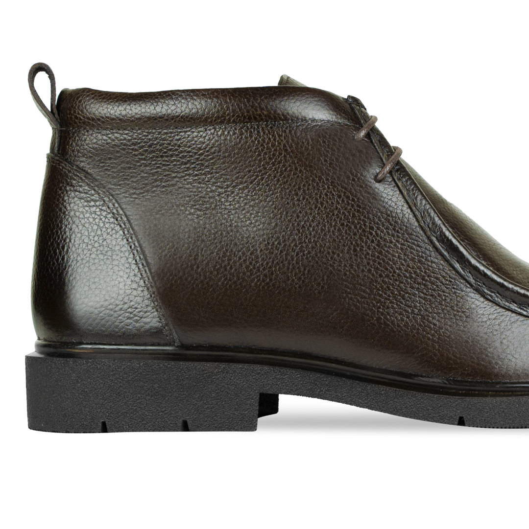 Murphy: Demi Bottes Homme - Cuir Marron