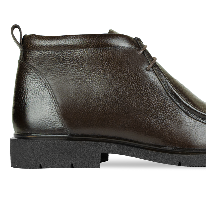 Murphy: Demi Bottes Homme - Cuir Marron