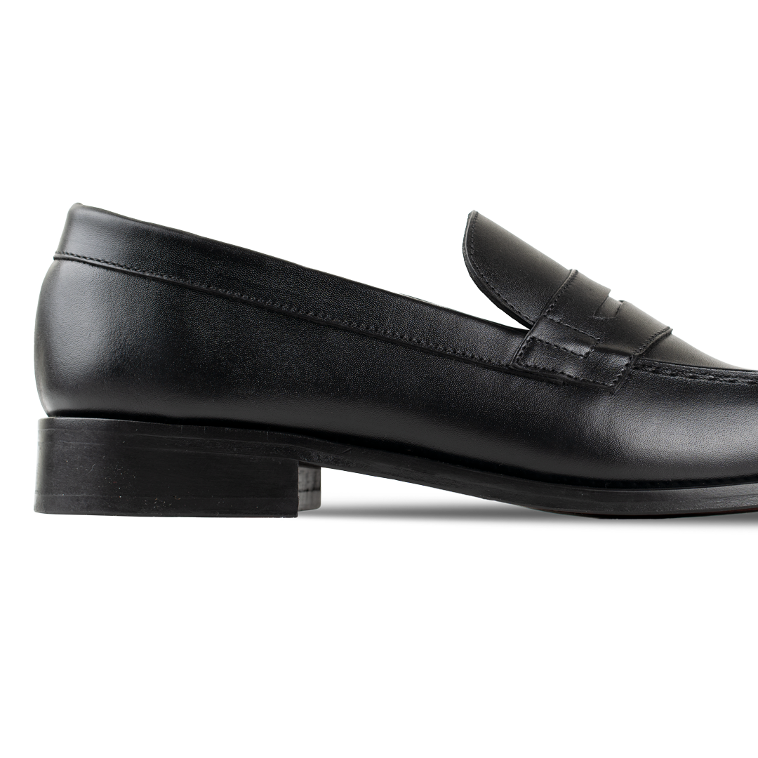 Beverley: Mocassin Homme - Cuir Noir