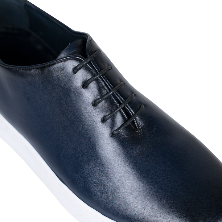 Kirk: Sneakers Homme - Cuir Bleu