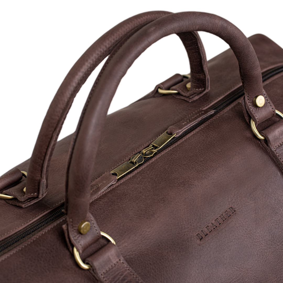 Imperial Essence: Sac de Voyage - Cuir Marron