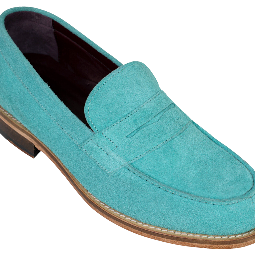 Beverley: Mocassin Homme - Daim Tiffany