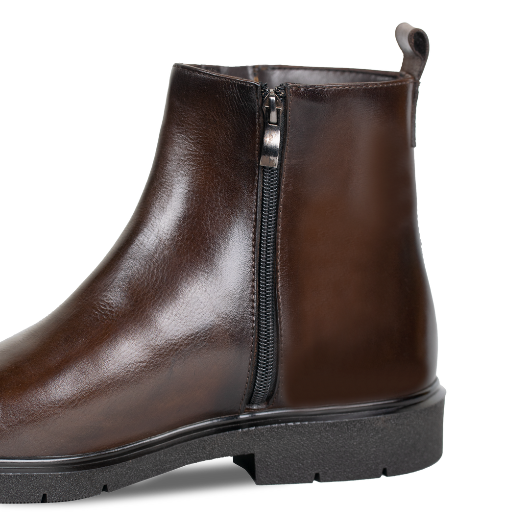 Ralph: Bottes Homme - Cuir Marron