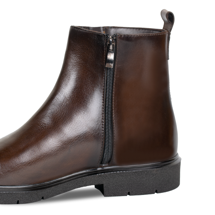 Ralph: Bottes Homme - Cuir Marron