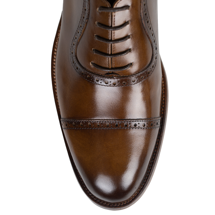 Lewis: Richelieu Homme - Cuir Cognac