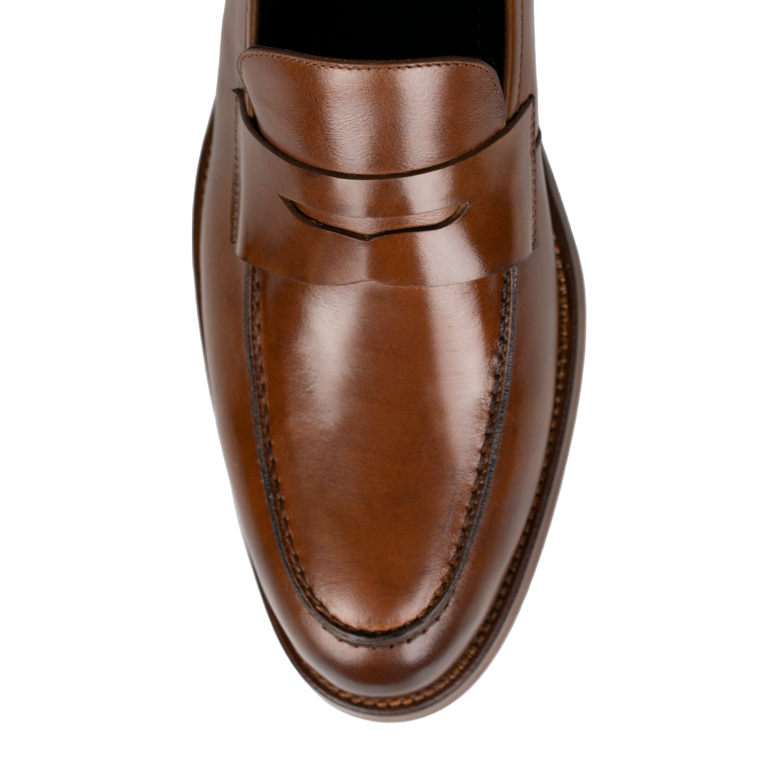 Andrew: Mocassin Homme - Cuir Marron