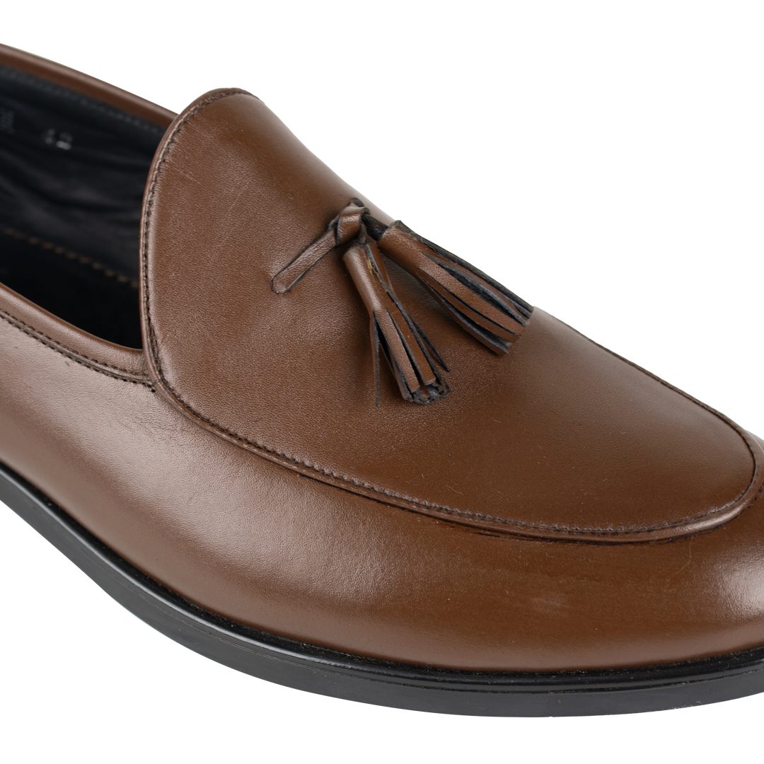 Hackney: Mocassin Homme - Cuir Marron