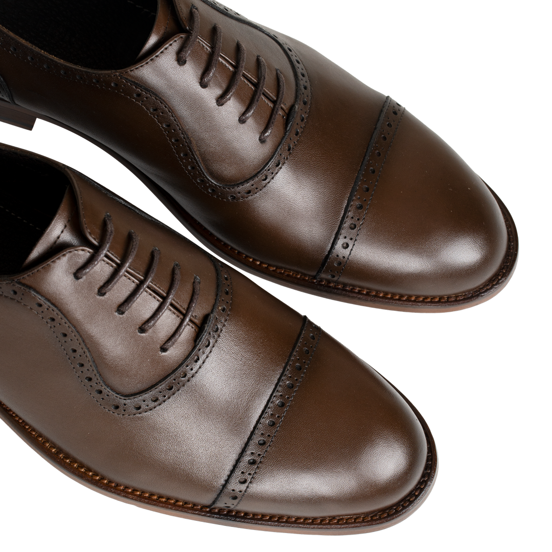 Lewis: Richelieu Homme - Cuir Marron