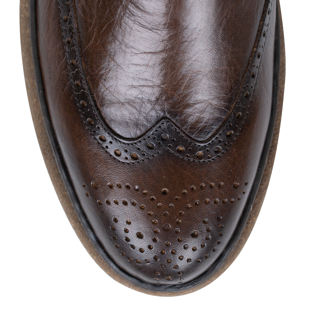 Parker: Derby Homme - Cuir Marron