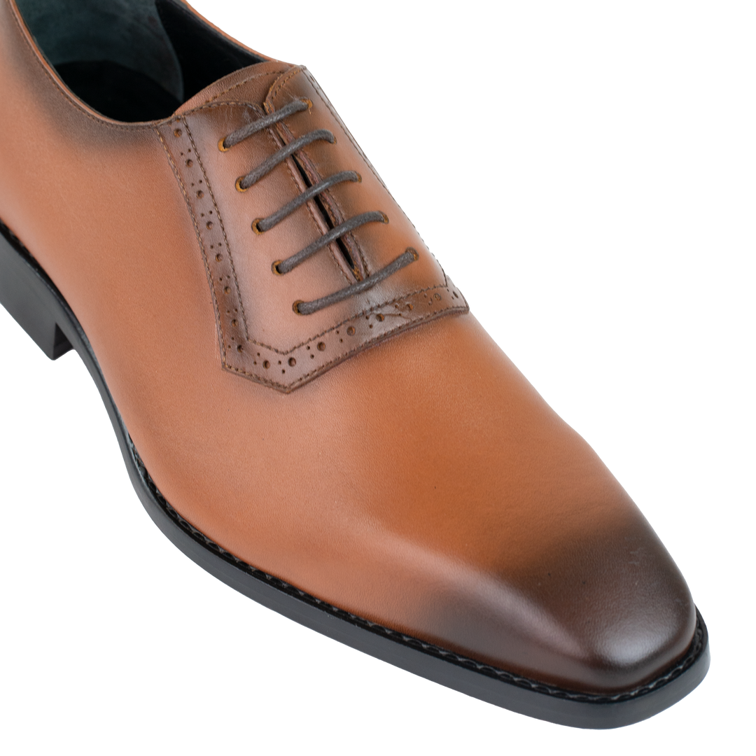 Branson: Richelieu Homme - Cuir Cognac