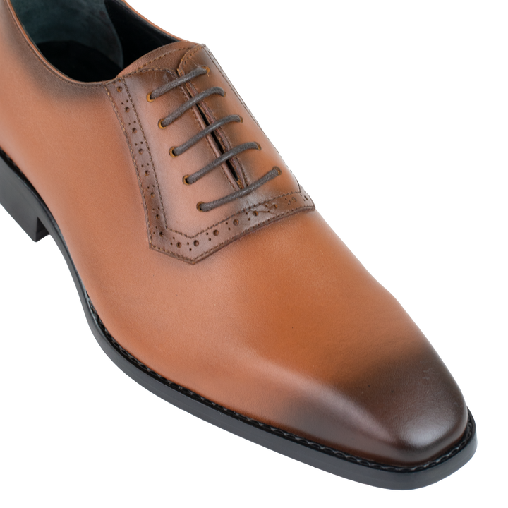 Branson: Richelieu Homme - Cuir Cognac