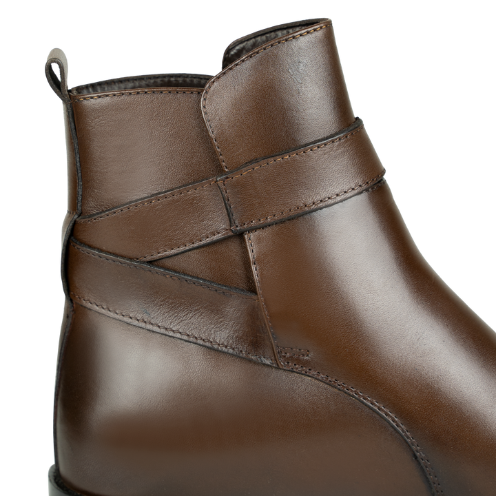 Conor: Bottes Homme - Cuir Marron