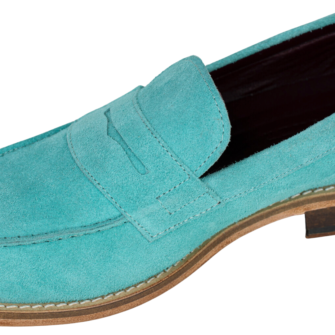 Beverley: Mocassin Homme - Daim Tiffany