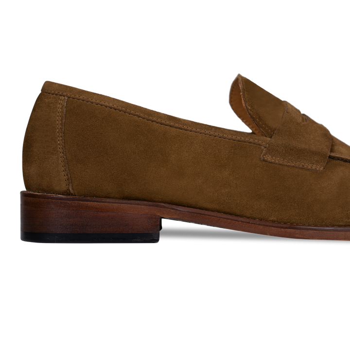 Nowell: Mocassin Homme - Daim Cognac