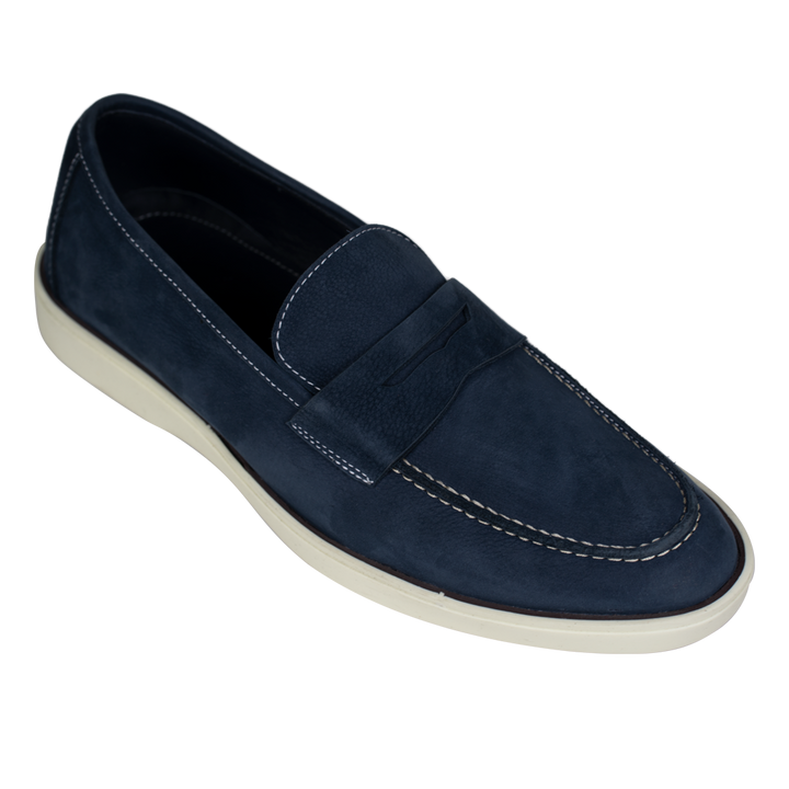 Alan: Mocassin Homme - Gomme Bleu