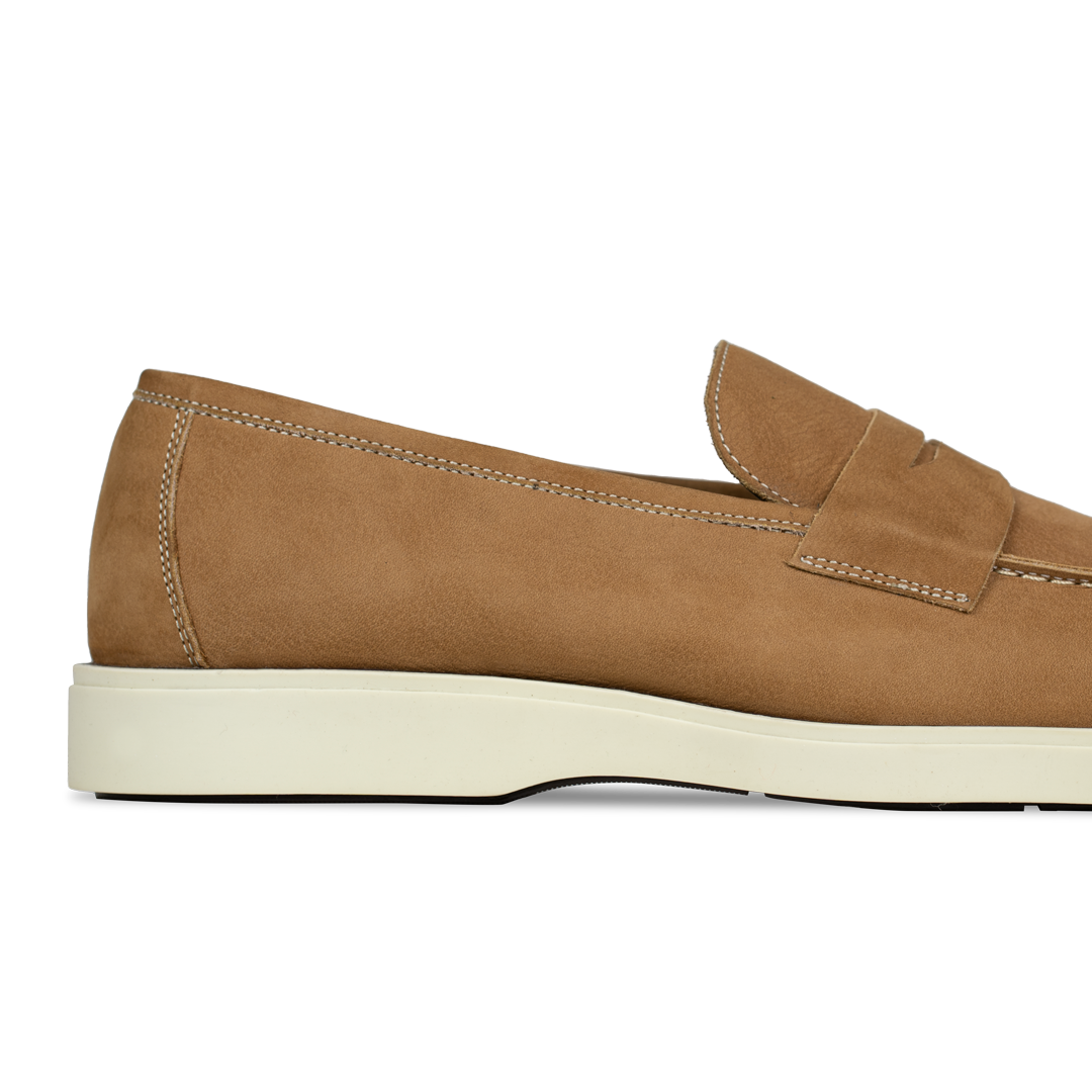 Alan: Mocassin Homme - Gomme Cognac