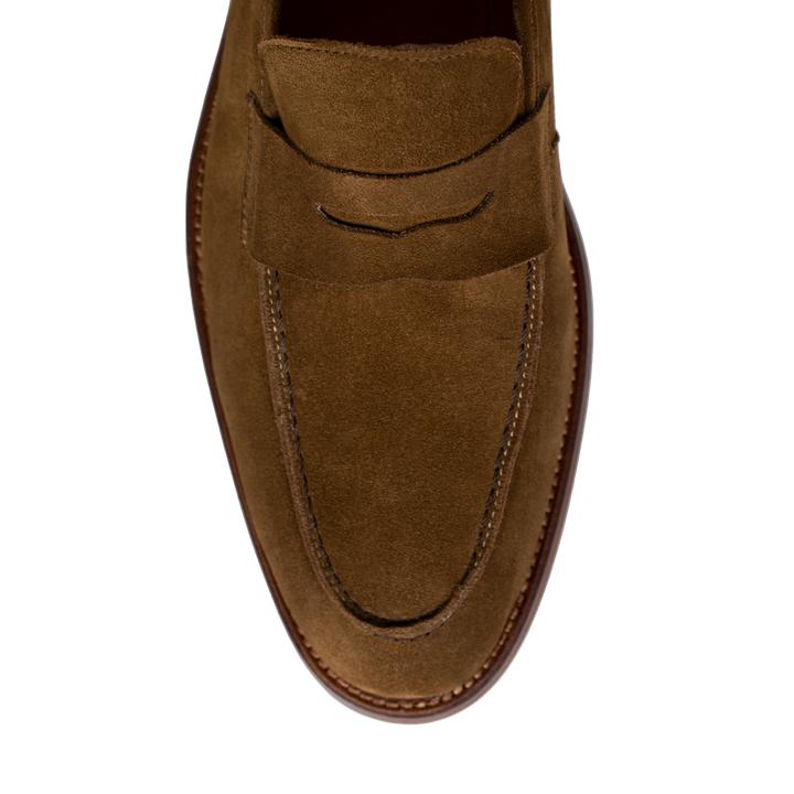 Nowell: Mocassin Homme - Daim Cognac