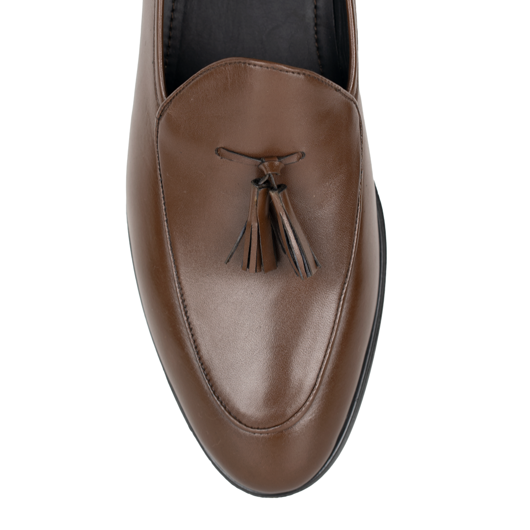 Hackney: Mocassin Homme - Cuir Marron