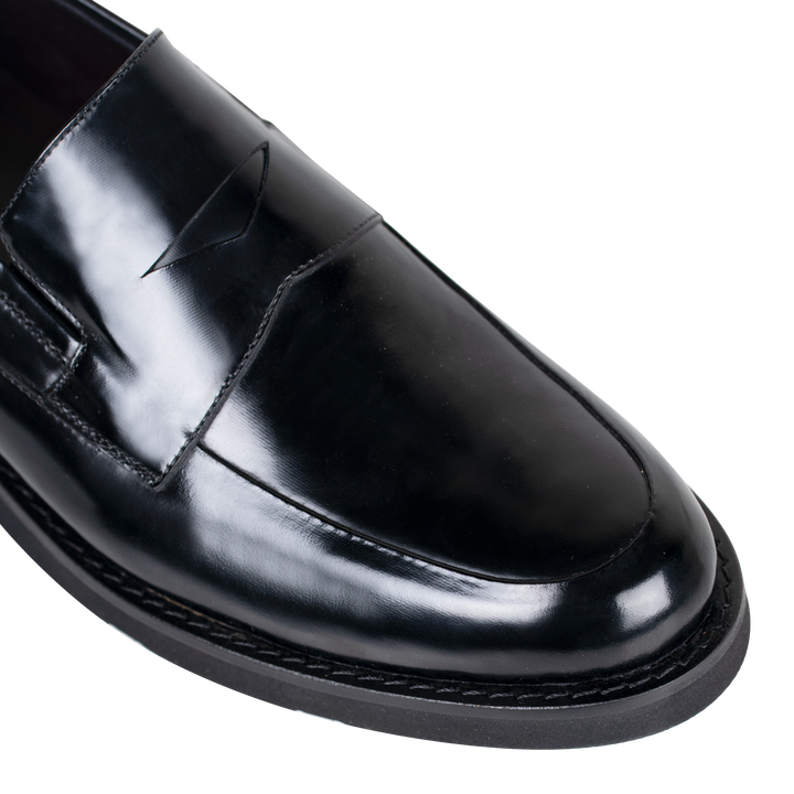 Molow: Mocassin Homme - Cuir Noir