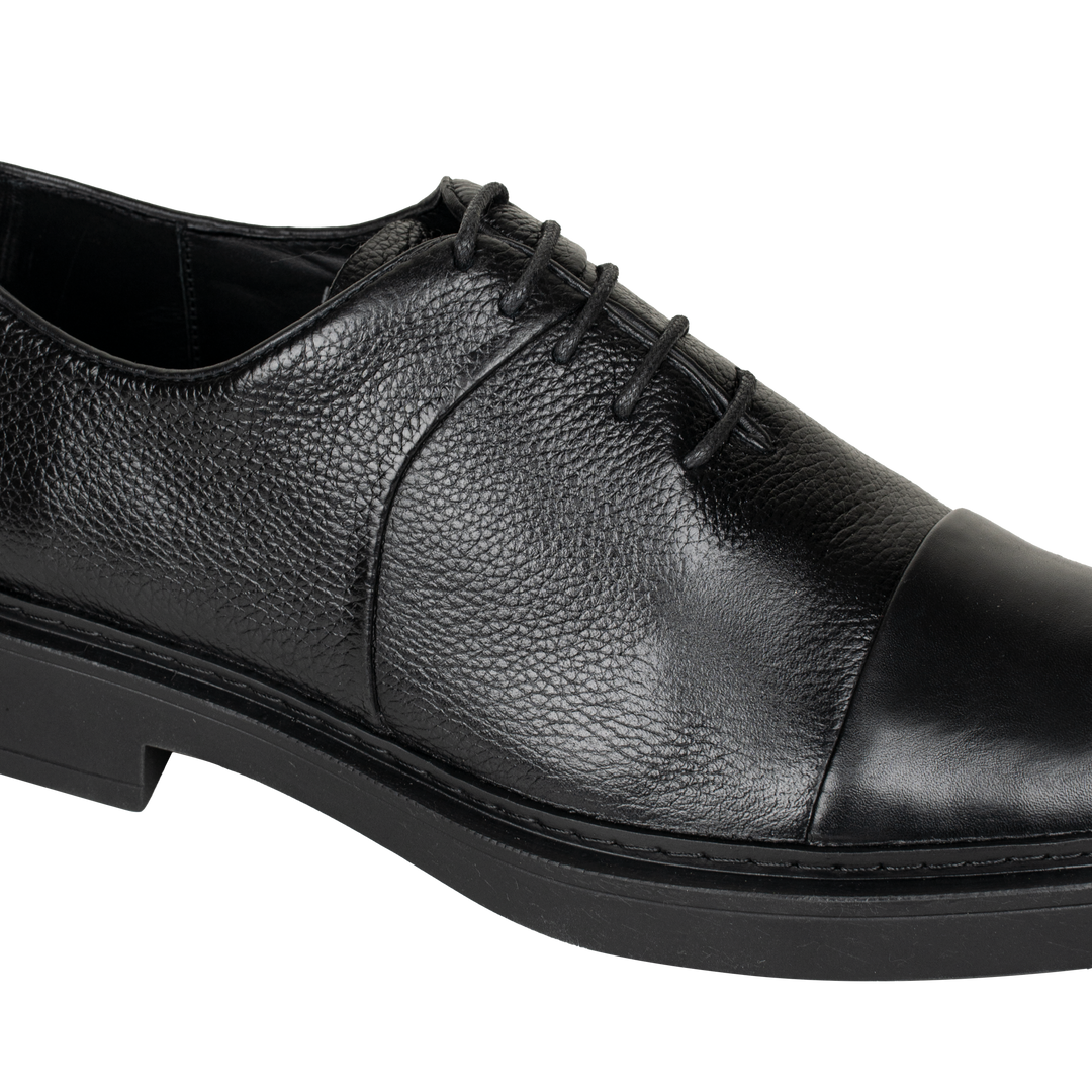 Edouard: Richelieu Homme - Cuir Noir