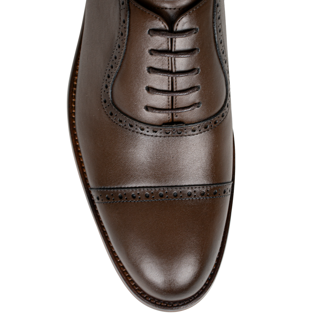 Lewis: Richelieu Homme - Cuir Marron