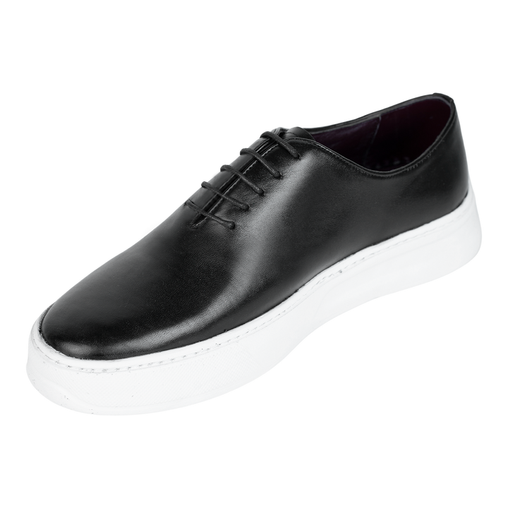 Kirk: Sneakers Homme - Cuir Noir