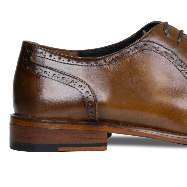 Lewis: Richelieu Homme - Cuir Cognac