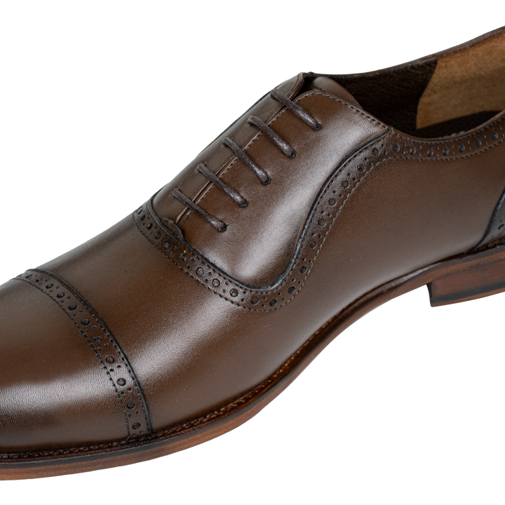 Lewis: Richelieu Homme - Cuir Marron