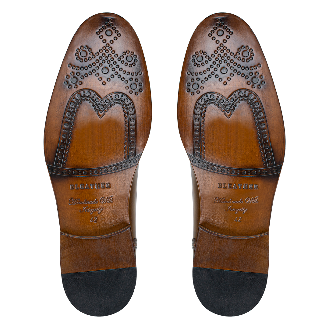 Lewis: Richelieu Homme - Cuir Cognac